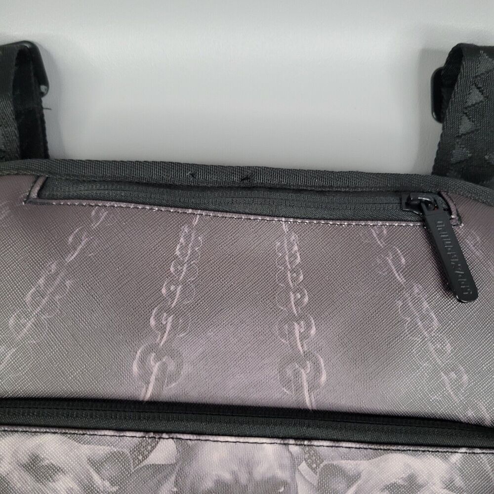 Sprayground Black and Gray Bulldog Backpack - Picture 8 of 16